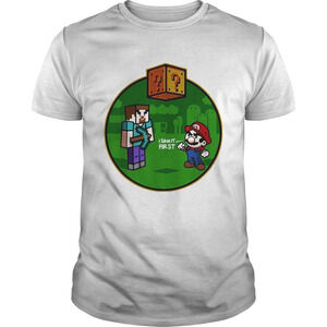 Minecraft Super Mario I Saw It First If Shirt